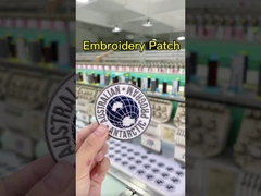 Toppe per cappelli ricamate personalizzate Supporto in carta ferro su toppe ricamate per vestiti