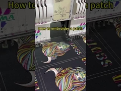 Ferro autoadesivo su toppe ricamate Toppe uniformi di sicurezza personalizzate