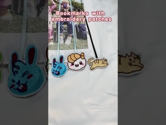 Toppe ricamate personalizzate in cartone per animali che non si restringono per cappelli di abbigliamento