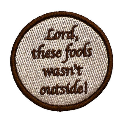 Le parole progettano Logo Embroidery Patches che su ordinazione il PMS colora Stainable riutilizzabile