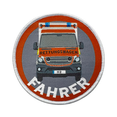 Ambulance Rescue Custom Shirt Patch Lavabile Pantone Colore Per Camicie Panno