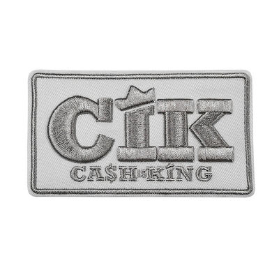 Logo Custom Biker Patches all'ingrosso, 3D ha ricamato le toppe lavabili del rivestimento