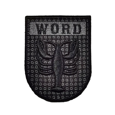 Logo Puff su ordinazione 3D ha ricamato le toppe per gli accessori dell'indumento