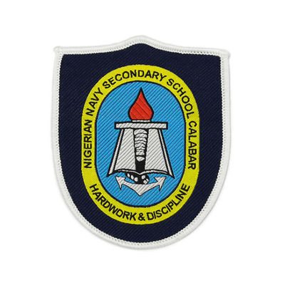 L'uniforme tessuta fine Logo Patches, polizia su ordinazione ha ricamato le toppe