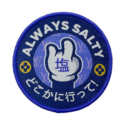 Il ferro impermeabile sulle toppe tessute pela l'etichetta amichevole del rivestimento rattoppa Logo Custom