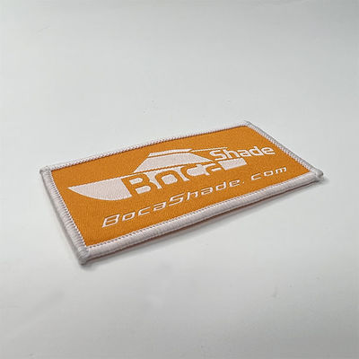 Il Velcro ricamato su ordinazione dell'OEM rattoppa il ferro del confine di Merrow sulle toppe tessute