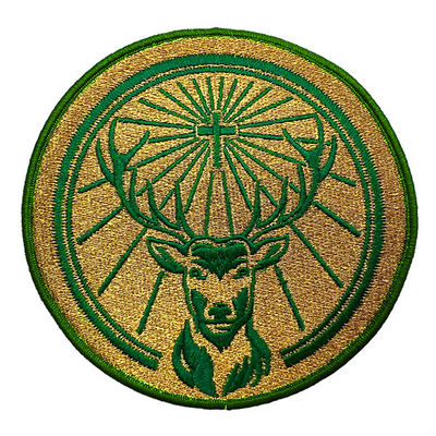 Toppe autoadesive su ordinazione del ricamo dell'abbigliamento di Logo Iron On Embroidered Patch