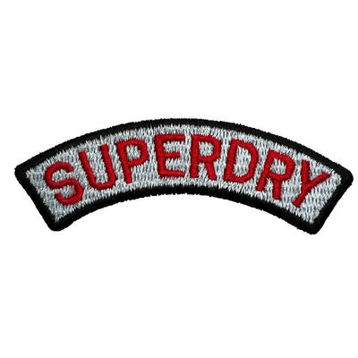 Ferro lavabile del rivestimento di Logo Designer Custom Patches For sulle toppe ricamate