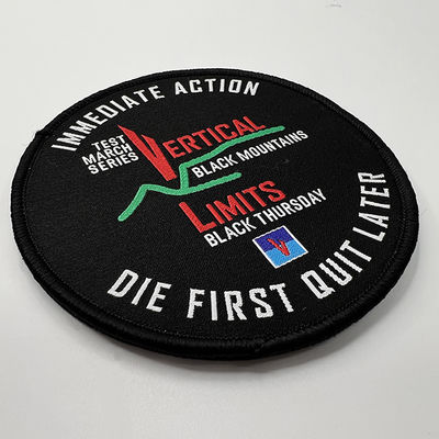 Toppe ricamate su ordinazione del panno di Logo Patches Monogram Iron On