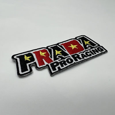 Ferro di Logo Design Custom Embroidered Patches di marca su protezione per i vestiti