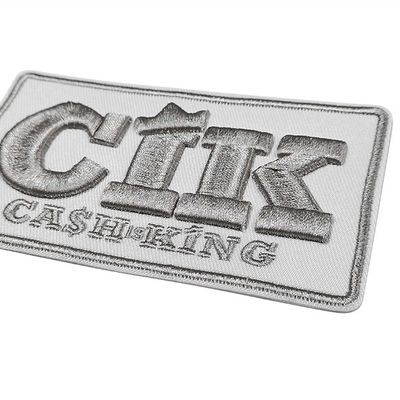 Logo Custom Biker Patches all'ingrosso, 3D ha ricamato le toppe lavabili del rivestimento
