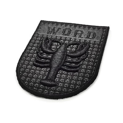Logo Puff su ordinazione 3D ha ricamato le toppe per gli accessori dell'indumento