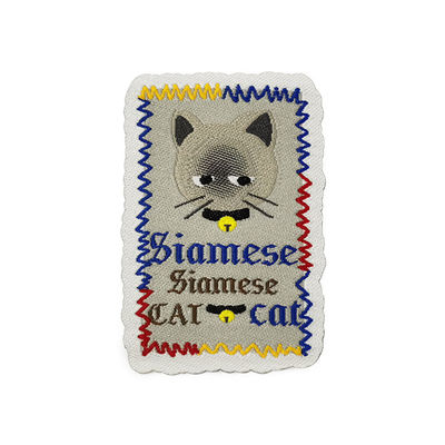 Ferro lavabile sul tipo su ordinazione del tessuto di Logo Patches Shrink Proof Woven