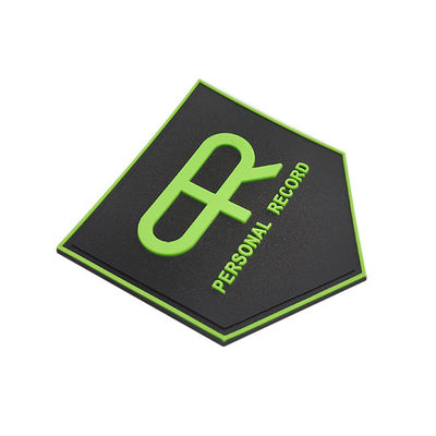 Incandescenza nelle toppe scure del PVC, PVC polivinilico variopinto Logo Patch