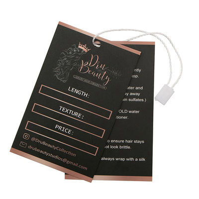 Mercanzie su ordinazione specializzate Hang Tags Clothing Labels Hangtags