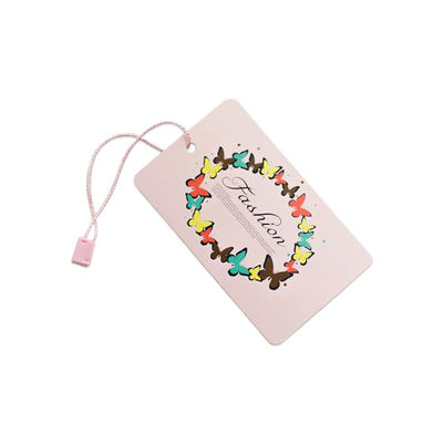 Logo Custom Clothing Hang Tags ha tagliato la progettazione a stampo tagliente dell'OEM per mercanzie