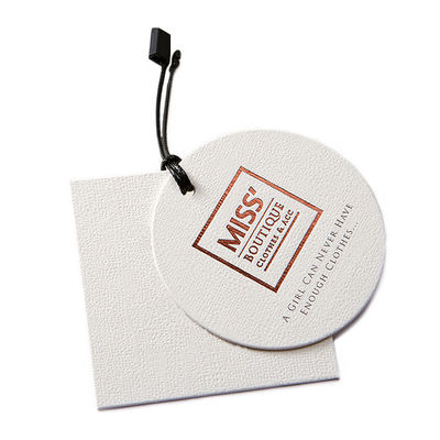Prezzi da pagare su ordinazione dell'abbigliamento dell'OEM 5cm - Hang Tags personale 15cm