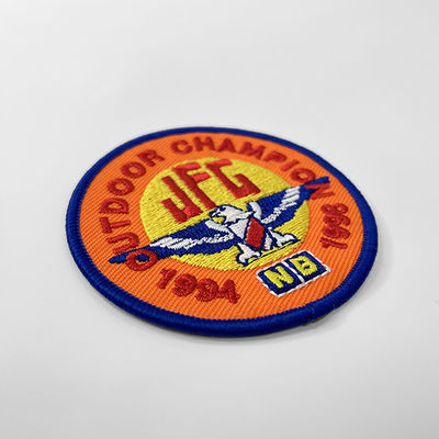 Ferro su ordinazione del ricamo del petto del campione di vendita calda sulla toppa Logo Name Patches