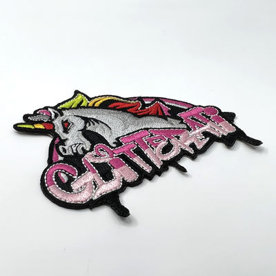 Ferro di Unicorn Logo Custom Embroidered Patches With su protezione per l'abbigliamento
