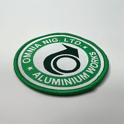 ferro di 12C Pandone sulla toppa tessuta Eco su ordinazione impermeabile Mark Logo