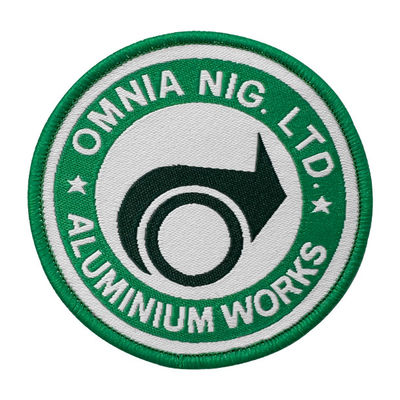 ferro di 12C Pandone sulla toppa tessuta Eco su ordinazione impermeabile Mark Logo