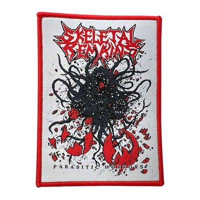 Ferro di colore di PMS tessuto confine rosso lavabile di Merrowed Logo Patch sul distintivo del ricamo